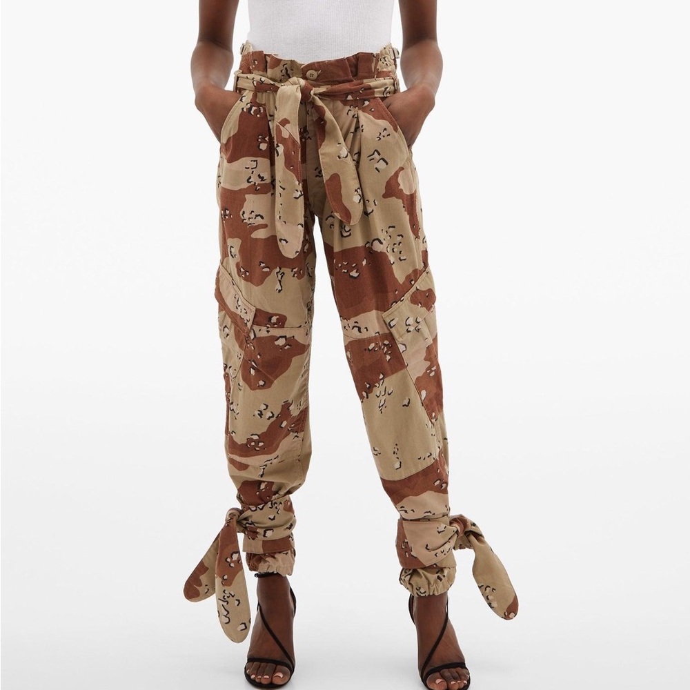 RE/DONE x THE ATTICO Camo Cargo Pants S